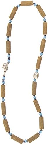 Healing Hazel Hazelwood Children Necklace Boy Pendant, Metallic Pendant/Turquoise/Hematite