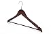 JS HANGER Kids Wooden Hangers 30 Pack, 12.6” Inch ChildrenClothes Hangers Non-Slip Baby Hangers for Infant/Toddler Wood Coat Hangers with 360° Swivel Hook & Notches,Walnut Finish for Boy & Girls