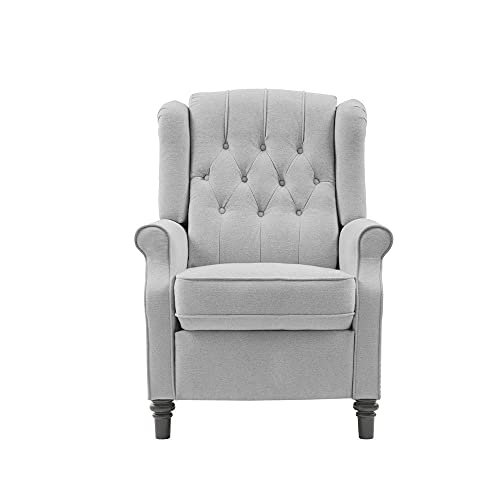 YANXUAN Pushback Recliner Chair, Tufted Armchair with Padded Seat