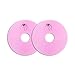 Epiderm Areola Circles – Silicone Scar Sheets for Surgical Scars from Areola Reconstruction & Breast Augmentation - Washable & Reusable Silicone Sheets - Complements Mastopexy Forms - 1 Pair, Clear