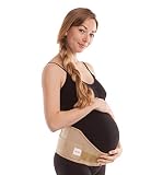 Gabrialla Elastic Maternity Support Belt (Medium Support), Medium, Beige