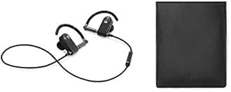 Bang & Olufsen Earset Premium Wireless Earphones - Graphite Brown with Leather Earphone Carry Bag
