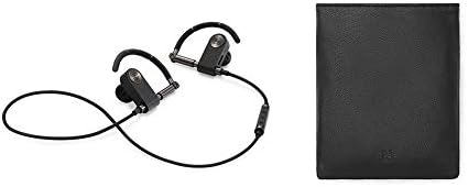 Bang & Olufsen Earset Premium Wireless Earphones - Graphite Brown with Leather Earphone Carry Bag