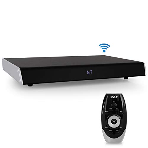 Surround Sound TV Sound Bar – Bluetooth Compatible Wireless Soundbar for TV w/Built in Subwoofer Speaker – Television Sound Bar System w/LCD/HDMI/Digital Optical/RCA/AUX/USB – PyleHome PSBV830HDBT.5