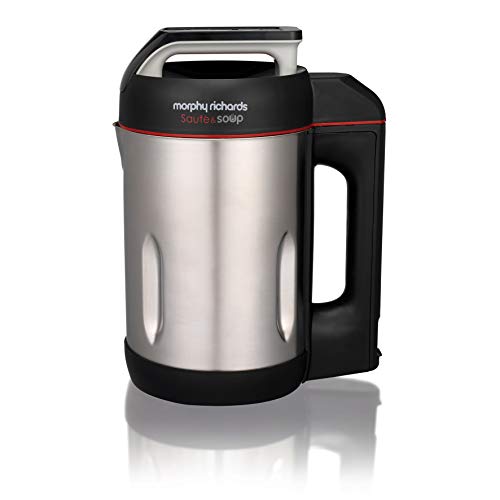 Morphy Richards Saute and Soup Maker 501014 Suppenbereiter aus gebürstetem Edelstahl