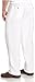 Drawstring Pant with Back Elastic Waistband, Bright White, X-Large x 32L
