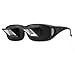 DS. DISTINCTIVE STYLE Lazy Readers Glasses Prism Glasses Lying Down Bed Horizontal Watching TV Reading Spectacles Horizontal Glasses - Black