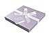 Gift Box 10x10x10 Cassandra Pop up in Seconds comes with Decorative Ribbon mounted on the lid A Gift Tag and Tissue Paper - No Glue or Tape Required