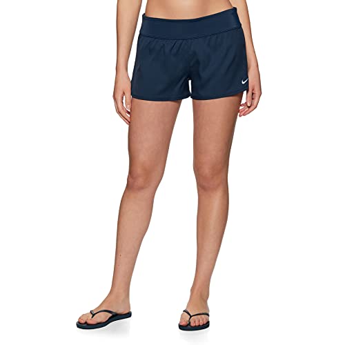 Nike Damen LWF NESS9200 Kurze Hose, Blau (Midnight NA), S