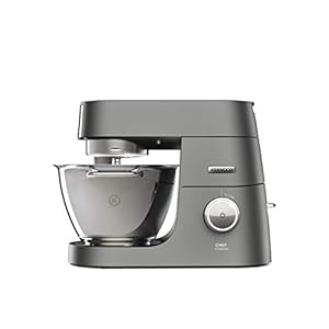 Kenwood-Chef-Titanium-Stand-Mixer-for-Baking-Powerful-and-Stylish-Kitchen-Machine-in-Silver-with-K-beater-Dough-Hook-Whisk-and-46-Litre-Bowl-1500-W-KVC7300S-Silver Kenwood Chef Titanium Stand Mixer for Baking - Powerful and Stylish Kitchen Machine in Silver, with K-beater, Dough Hook…