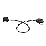 Favrison 8.15inch iPad / iPhone Plus Lightning Cable for DJI Mavic Pro / Air Remote Control, Nylon Braided Data Line Connecting Cable Connector -Fits IOS Tablets-for DJI Mavic Pro / Air RC Drone FPV