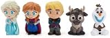 Disney Store Frozen 5 Pc Bath Toy Set Elsa Anna Olaf Kristoff Sven with Bucket view 4