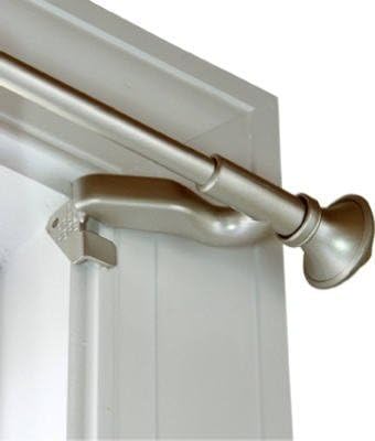 Levolor 7004244450 Twist and Fit Curtain Rod with Petal, 28-to-48-Inch Width, Satin Nickel by Levolor Kirsch