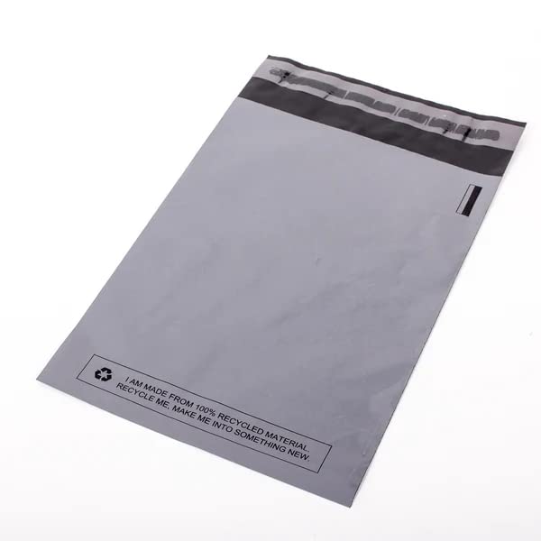 21 X 24 inch (10 Pack) Recycled Strong Grey Mailing Poly Postal Self Seal Bags Large to Small Mailing Bags Postage Packaging Assorted Mailers Posting Shipping Post Parcels Package Bags Various Sizes