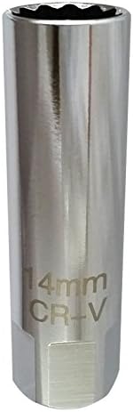 Caldera Thin Wall Spark Plug Socket 12-point, 14-millimeters