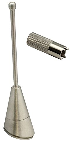 Pirate MfgMU0047SA Billet Antenna Kit Silver, Compatible with Mustang 2010-14