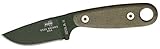 ESEE Knives Izula-II Fixed Blade Knife, w/Micarta Handle, Molded Sheath, Clip Plate