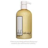Whish Coconut Bath & Body Gel - Shea Butter with Aloe Shower Gel, Moisturizer and Cleanse, Natural and Organic Skin Care, 13 oz