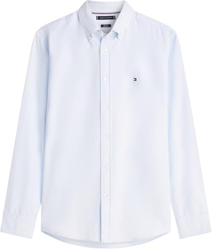 Flex Dobby SF Mw0Mw29970 - Camisa para Hombre, Color Azul, Talla L
