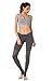 Queenie Ke Women's Medium Support Hand-Knited Nest Back Sport Fast Lane Bra Size M Color Grey Melange