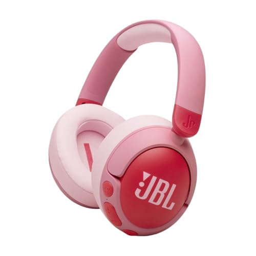 JBL Junior 470 NC, Kabellose Over-Ear Bluetooth-Kopfhörer mit Active-Noise-Cancelling für Kinder, Mikrofon, 50 h Wiedergabe, JBL Safe Sound, geringer