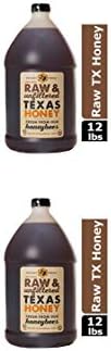 Desert Creek - Raw Honey, Natural Premium and Pure Texas Product - 1 Gallon (2 pack)