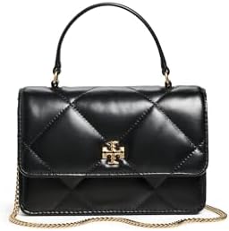 ぴーたんストーンブラック Tory Burch 153399 Willa Black With Gold Hardware Women's Mini Top