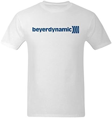 Welvga Men's Beyerdynamic Blue Logo Fashionable Tshirt XL