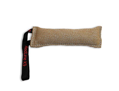 Jute Tug Toy 3 inch x 16 inch 1 handle RedLine K9