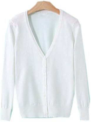 See Airla New Women Cardigan Knitted Sweater Coat Long Sleeve Crochet Female Casual V-Neck Cardigans Tops 1 XXL