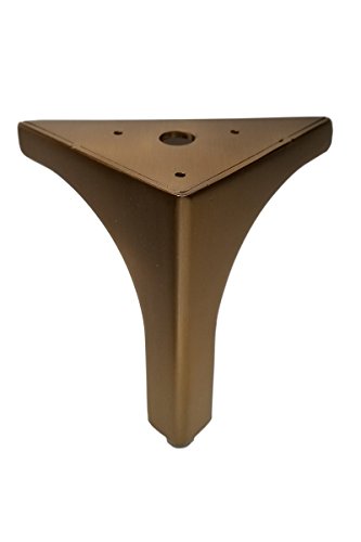 BingLTD - 4 1/2" Brushed Gold Metal Sofa Legs - Set of 4 (ML-45T-BG) - Thumbnail 3