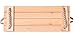 Ruby's Creations Wooden Tree Swing for Kids: Hang This Adjustable Childs Wood Swing from Your Favorite Tree Outdoors Or Hang It from The Ceiling in Your Children's Room Indoors
