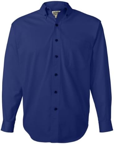 Sierra Pacific Long Sleeve Cotton Twill Shirt 3201 - Royal - XX-Large