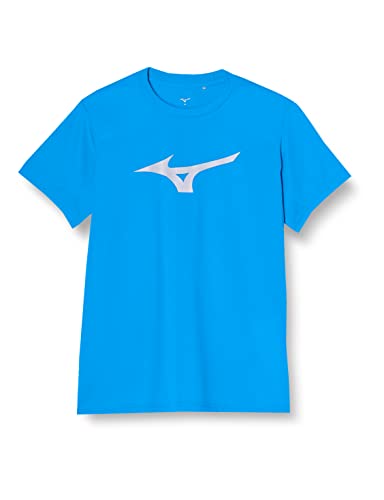 トレーニングウェア 半袖Tシャツ ビッグロゴ 吸汗速乾 32MAA155 ディーバブルー XS
