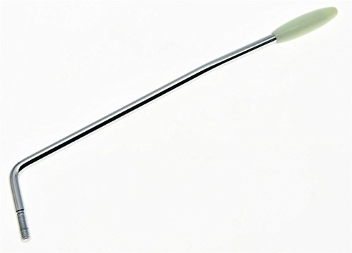 KAISH ST Strat Style Guitar Tremolo Trem Arm Whammy Bar Chrome w/ Mint Green Tip for Fender