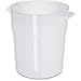3.5 Quart Plastic Dough Rising Bucket and Storage Container with Lid
