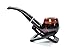 Qzoxx Red marbleized Tobacco Smoking Wooden Pipe