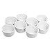 Set of 8,4 oz Porcelain Ramekins Bakeware Set, White Porcelain Baking Cups for Pudding, Creme Brulee, Custard Cups and Souffle Dishes, Durable 4 ounce Ramekins for Baking, Cooking, Serving and More