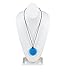 KidKusion Gummi Teething Necklace Dots, Turquoise