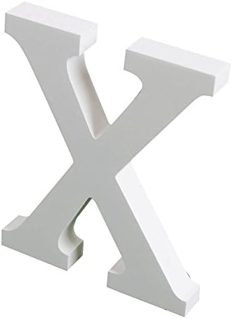 Yuxule Large White Wooden Letters Crafts Home Office Wall Wedding Party Birthday Decorations(Hight:15cm/30")