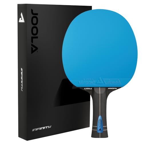 JOOLA Tischtennisschläger Infinity ITTF genehmigter Profi Carbon Tischtennis-Schläger für Fortgeschrittene Spieler - mit High-Tech Faser, Glasfaser, 7
