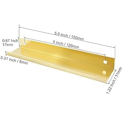 Cionyce 12 Pack Hidden Cabinet Pulls 5.9"/150mm