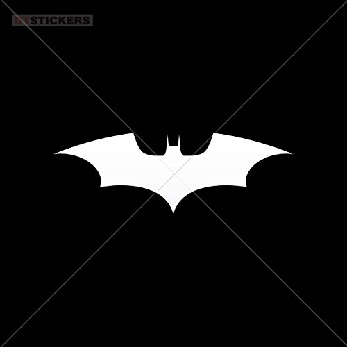 Hobby Vinyl Decal Ghost Batman hobby decor embleme happy many batman (13 X 4,42 Inches) Vinyl color White