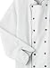 Five Star Chef Apparel 18120 Executive Chef Coat with Black Trim White 3XL