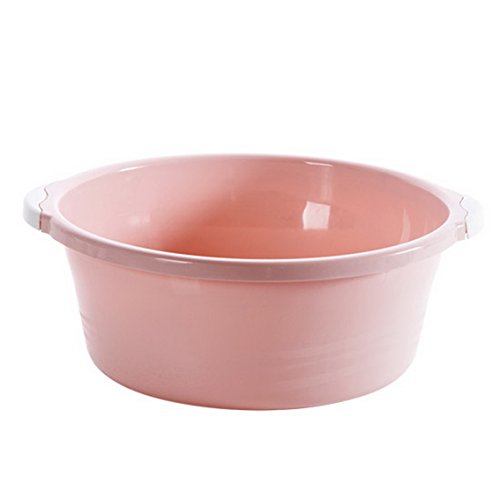 fengg2030shann Thick wash basin large laundry pots household pots sub-adult feet pots plastic baby little face basins la