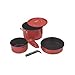 Coleman 2000016422 Cookware Set, Red, 6-Pc.
