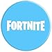 FORTNITE Fortnite Logo (Blue) PopSockets PopGrip: Swappable Grip for Phones & Tablets