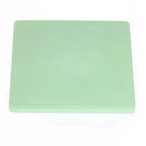 Diatomaceous Earth Cup Mat Super Absorbent Coasters (Square Shape, Light Green)