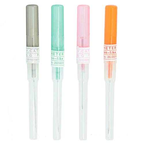 Tattoo Needles Tattoo Kit,Pack of 4 Catheter Piercing Needles Tattoo Piercings Tool Including Sizes 14g 16g 18g 20g for Piercing Supplies Piercing Kit Body Piercing Tool - Thumbnail 7