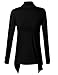 BIADANI Women Classic Flowy Open Lightweight Jersey Cardigan